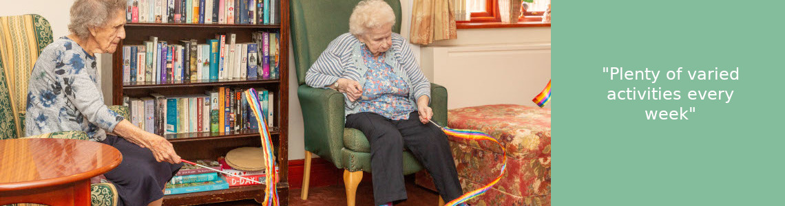 Care home activities: Armchair exercises