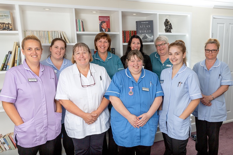 Care Home Jobs - A photo of the happy team at South Moor Lodge